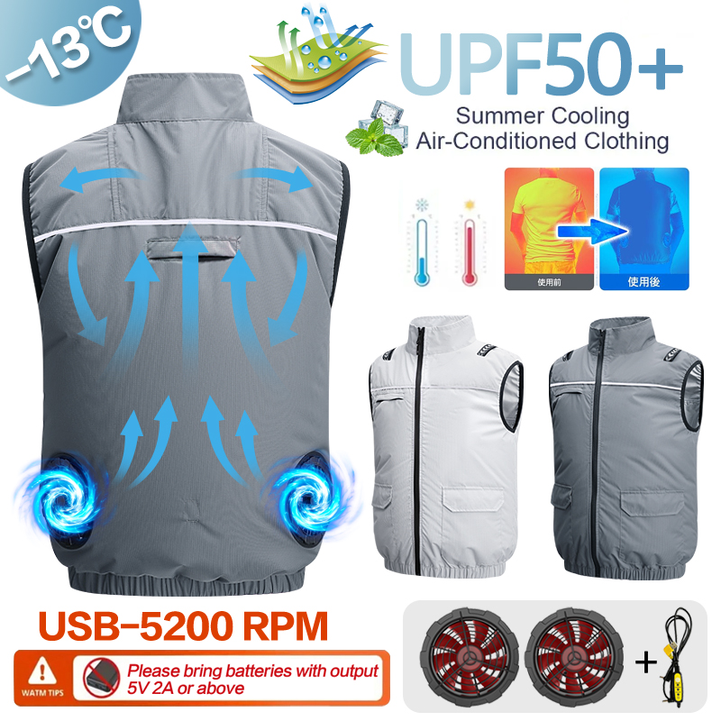 Yours Clothing Summer Jackets - Summer Cooling Air Conditioning Clothing for