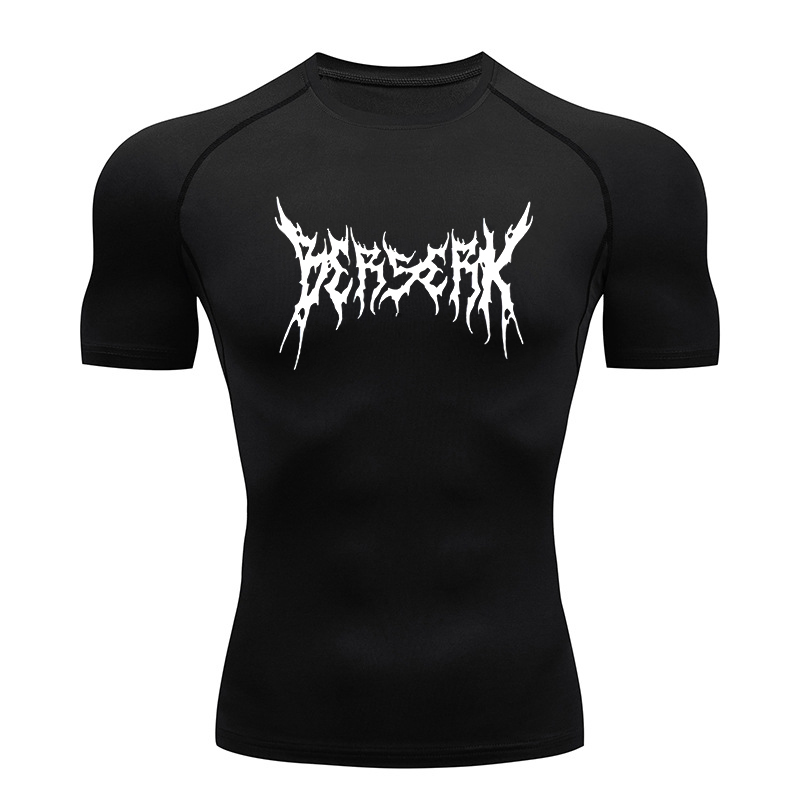 Summer Gym Clothing - Gym Workout Rash Guard for Men