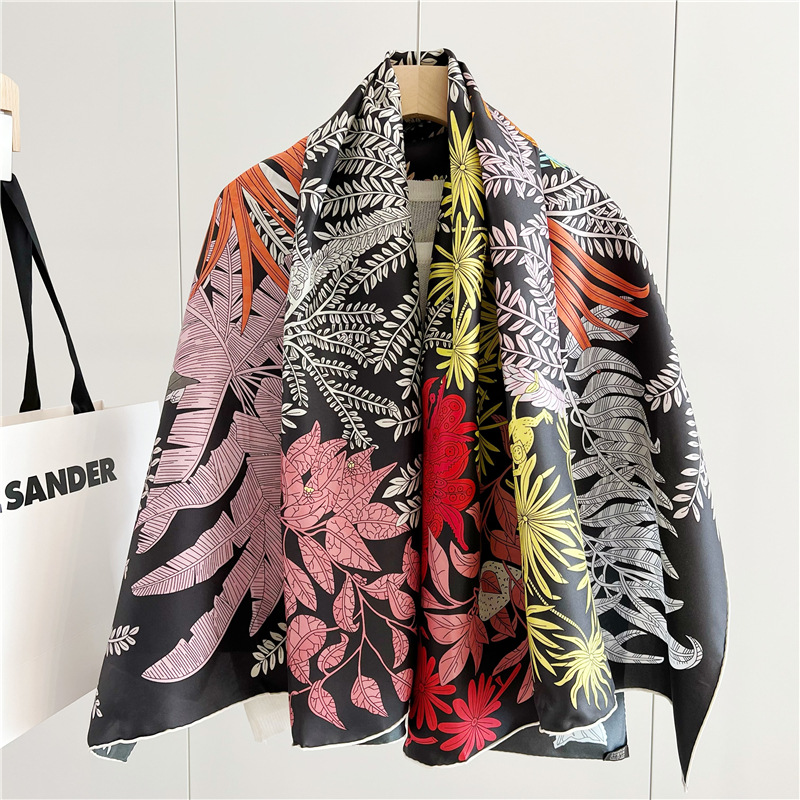 14mm Silk Scarf Women Hand Rol - Summer Clothing Accessories recension och pris