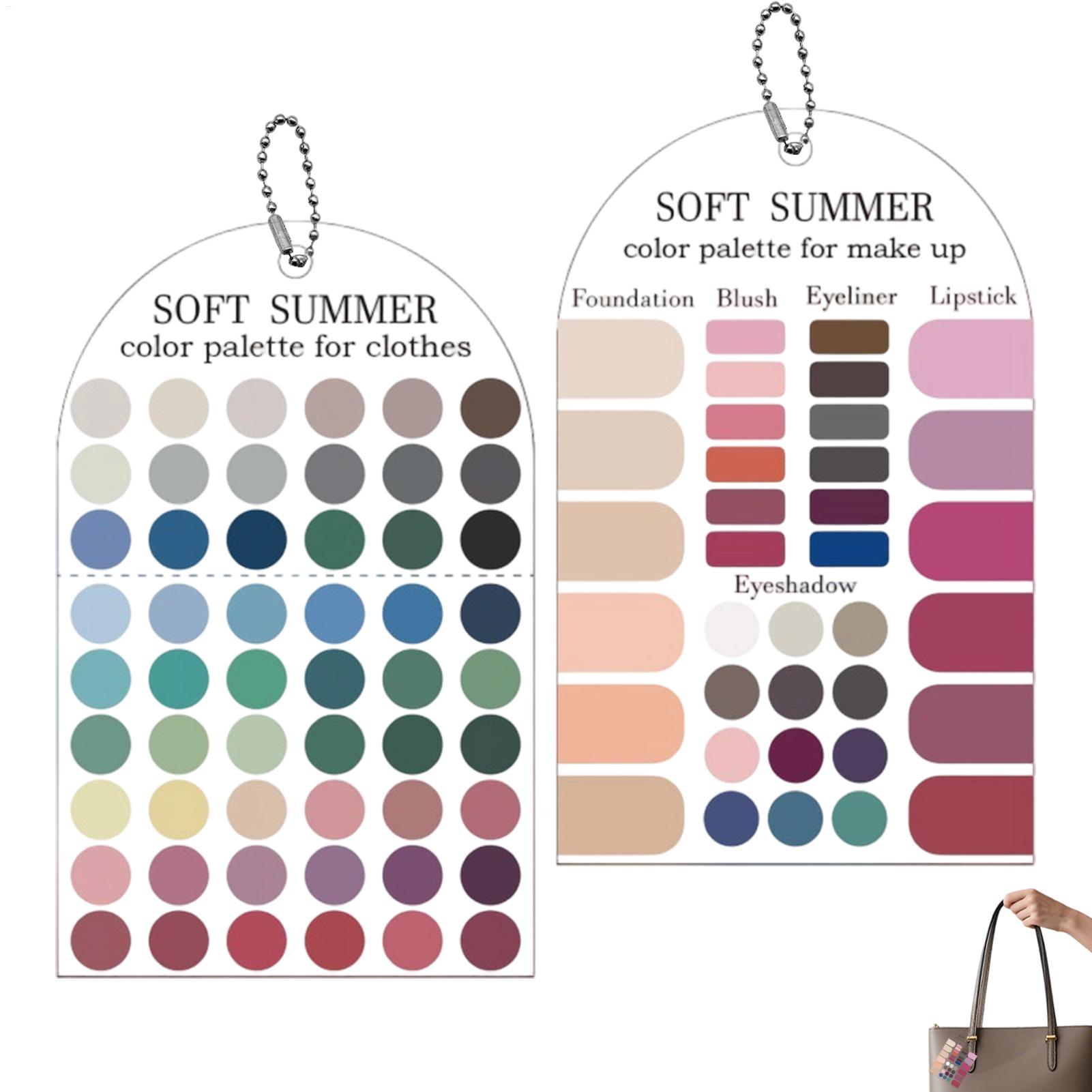 2pcs Soft Summer Color Palette - Summer Clothing Palette recension och pris