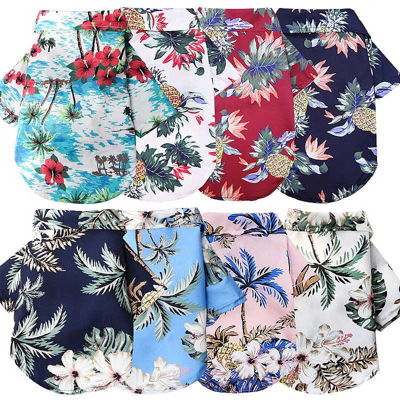 Hawaiian Beach Style Dog Cloth - Summer Dog Clothing recension och pris