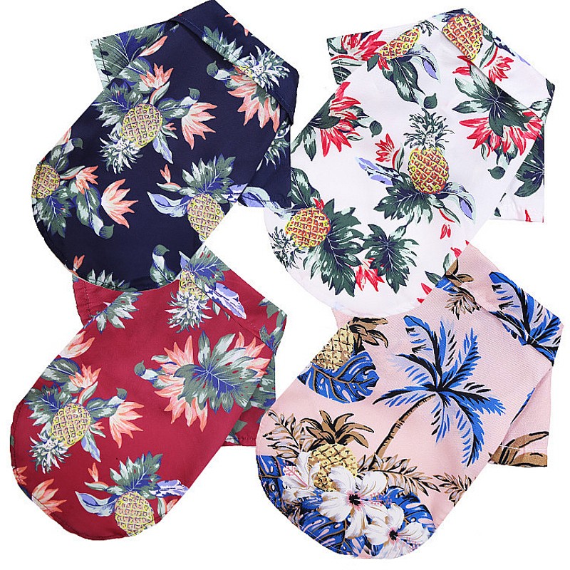 Hawaiian Beach Style Dog Cloth - Summer Dog Clothing recension och pris