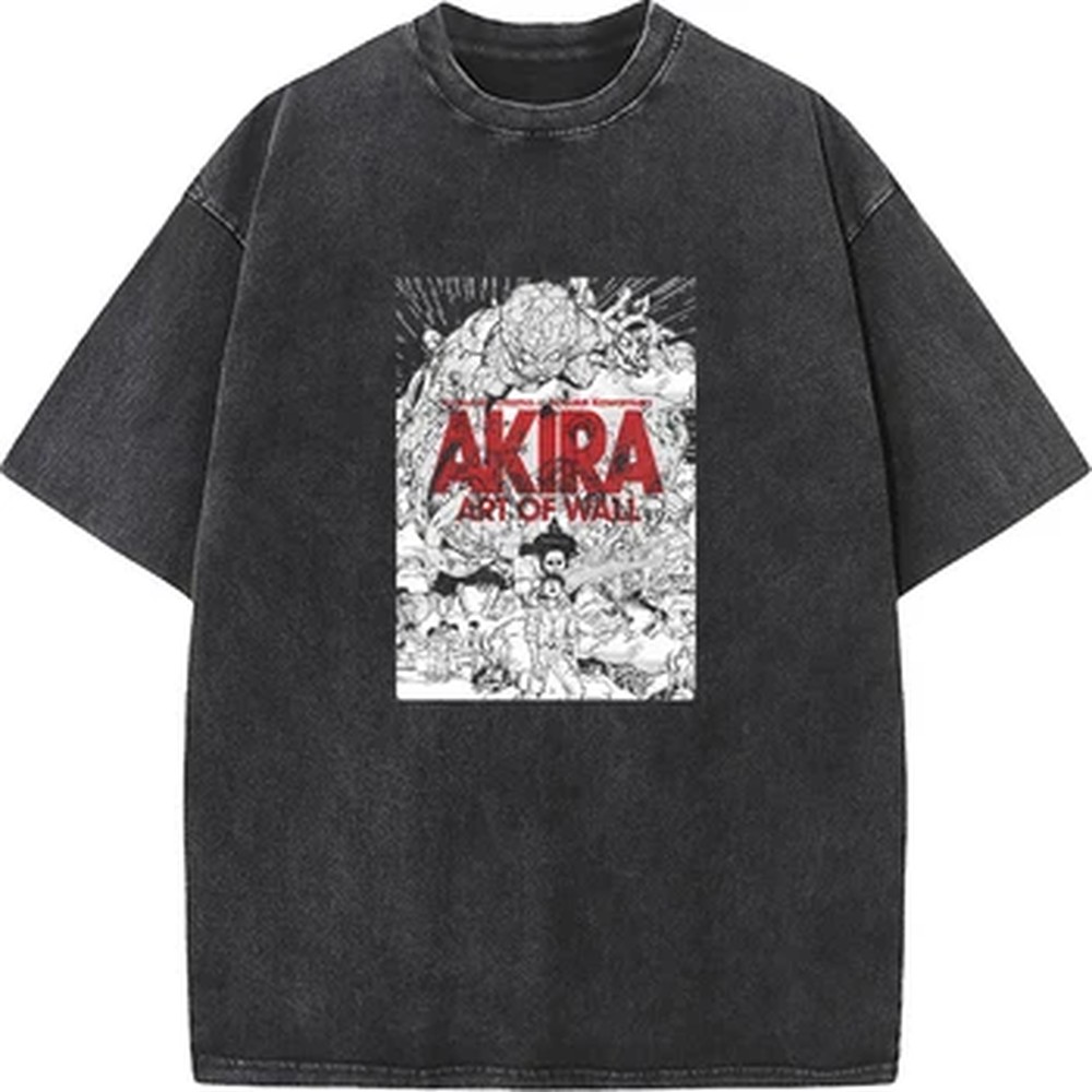 Akira Manga Graphic Print T-sh - Summer Clothing Vintage recension och pris