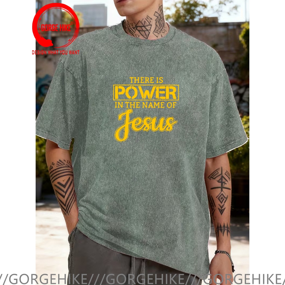 Vintage Washed Cotton T-Shirt  - Summer Clothing Name recension och pris