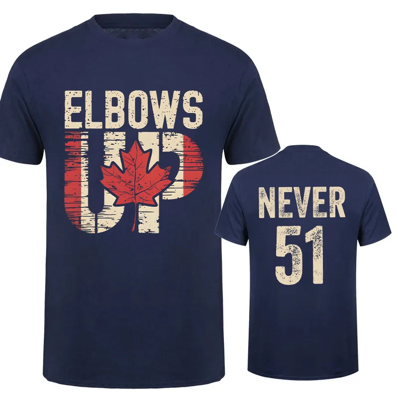 Retro Elbows Up Canada Print T - Summer Clothing Canada recension och pris