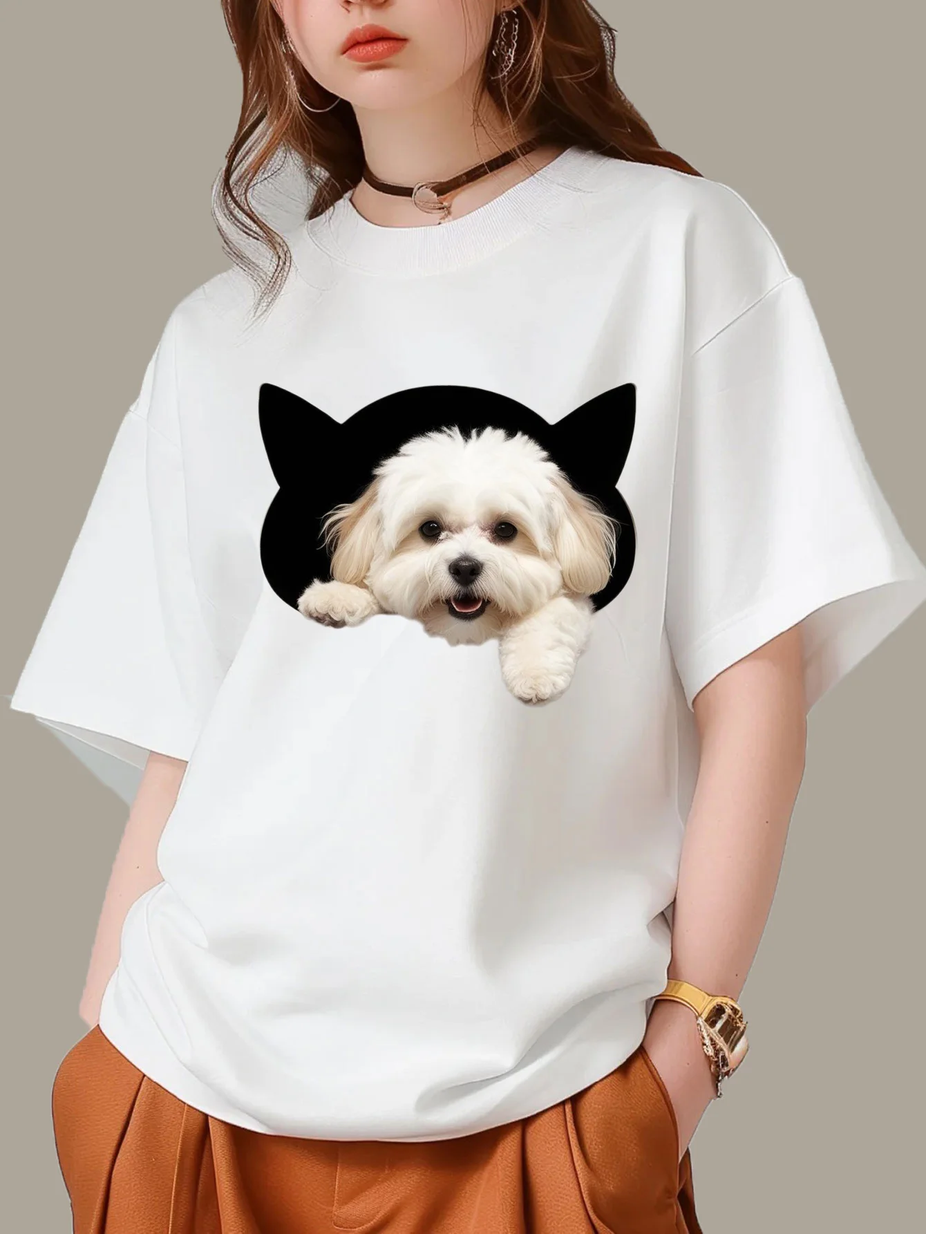 Dog Print Fun & Cheerful Women - Summer Clothing Looks recension och pris