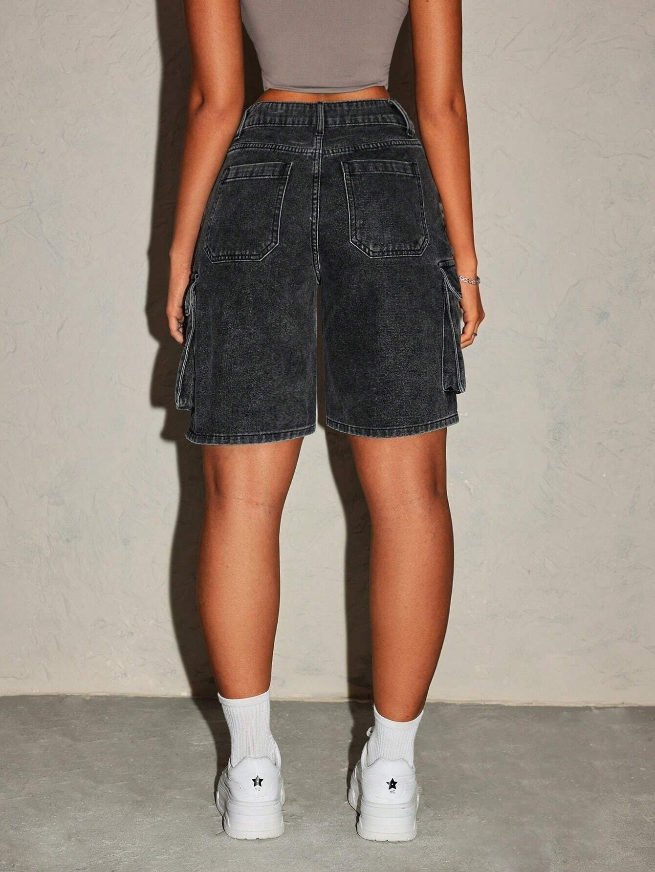 Women's Retro Denim Shorts Fiv - Summer Clothing Vintage recension och pris