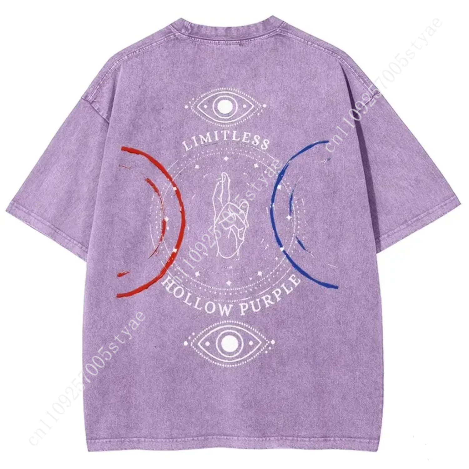 Anime  Gojo Satoru Print T-shi - Summer Clothing Vintage recension och pris