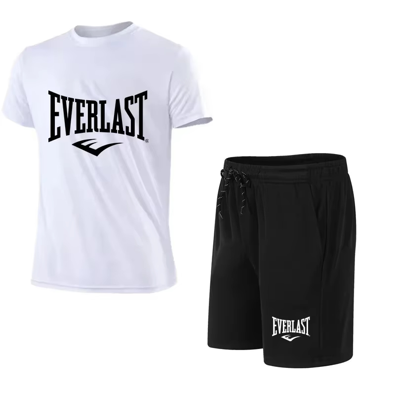 EVERLAST Men's T-shirt + Short - Summer Gym Clothing recension och pris
