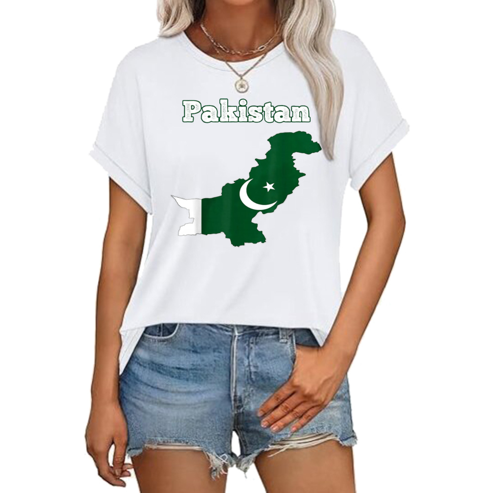 Pakistan Flag 14 August Tee Pa - Summer Clothing Pakistan recension och pris
