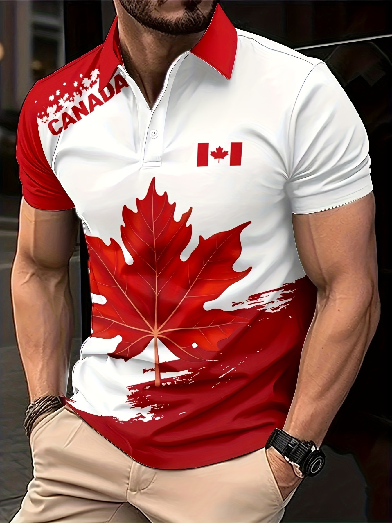 Fashion Maple Leaves Canada Fl - Summer Clothing Canada recension och pris