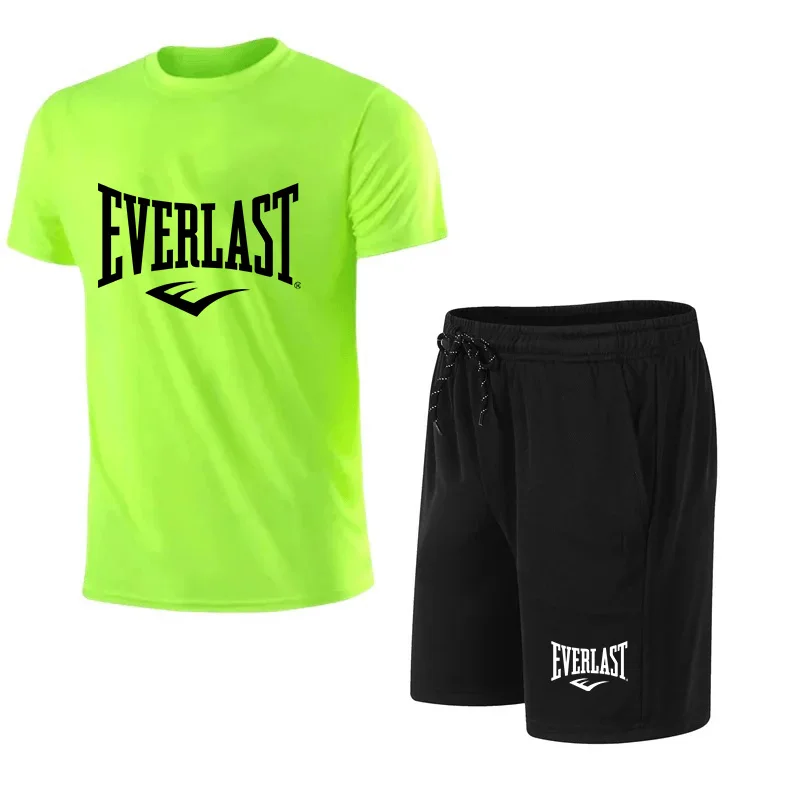 2026 Men's Summer T-Shirt+Shor - Summer Gym Clothing recension och pris