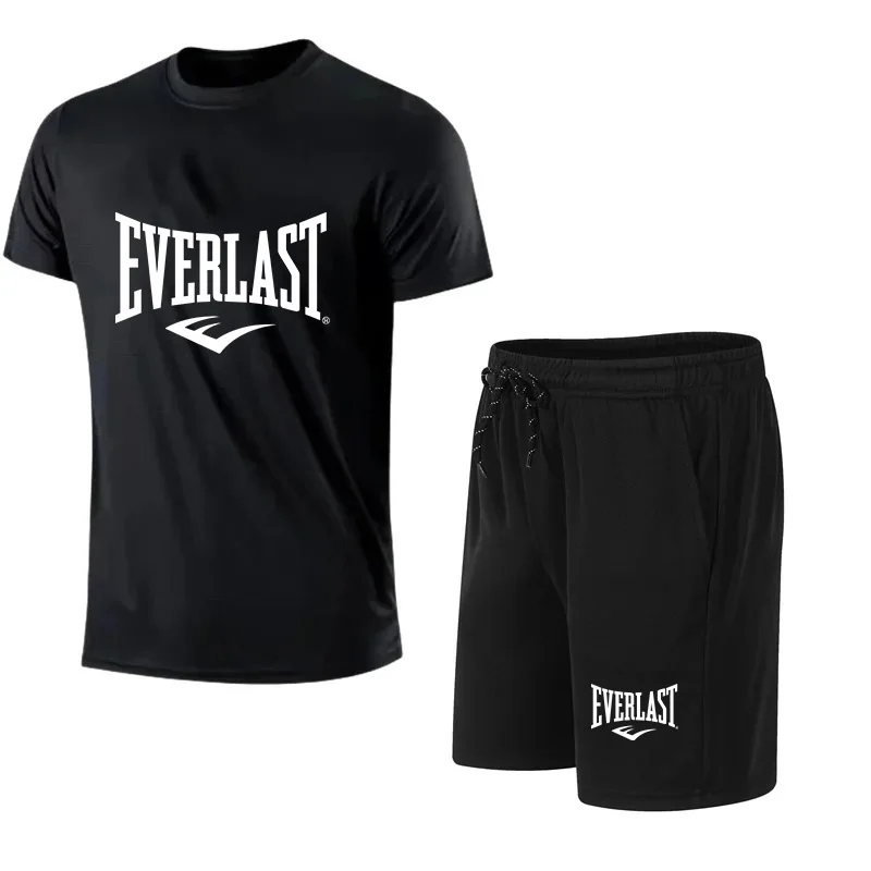 2026 Men's Summer T-Shirt+Shor - Summer Gym Clothing recension och pris
