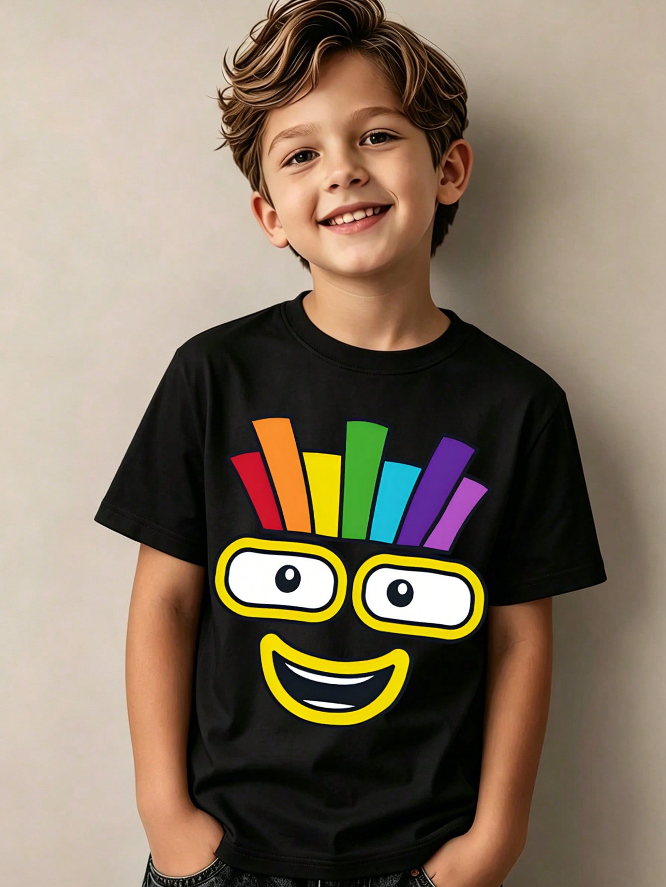 Boys' Summer Round Neck Short  - Summer Clothing Images recension och pris