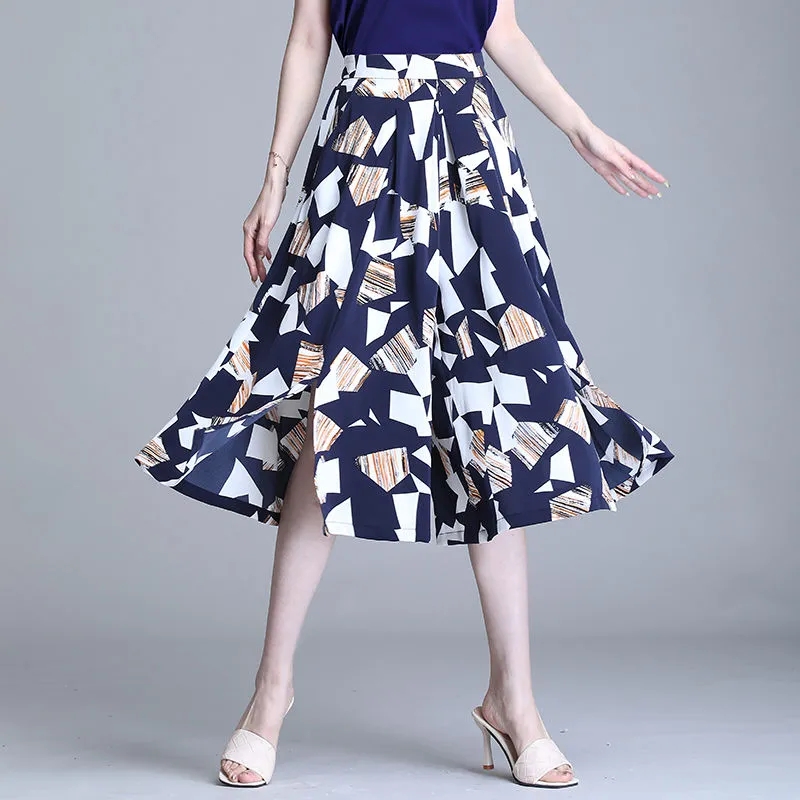 Summer New Thin Print Pants Lo - Palazzo Pant Wide recension och pris
