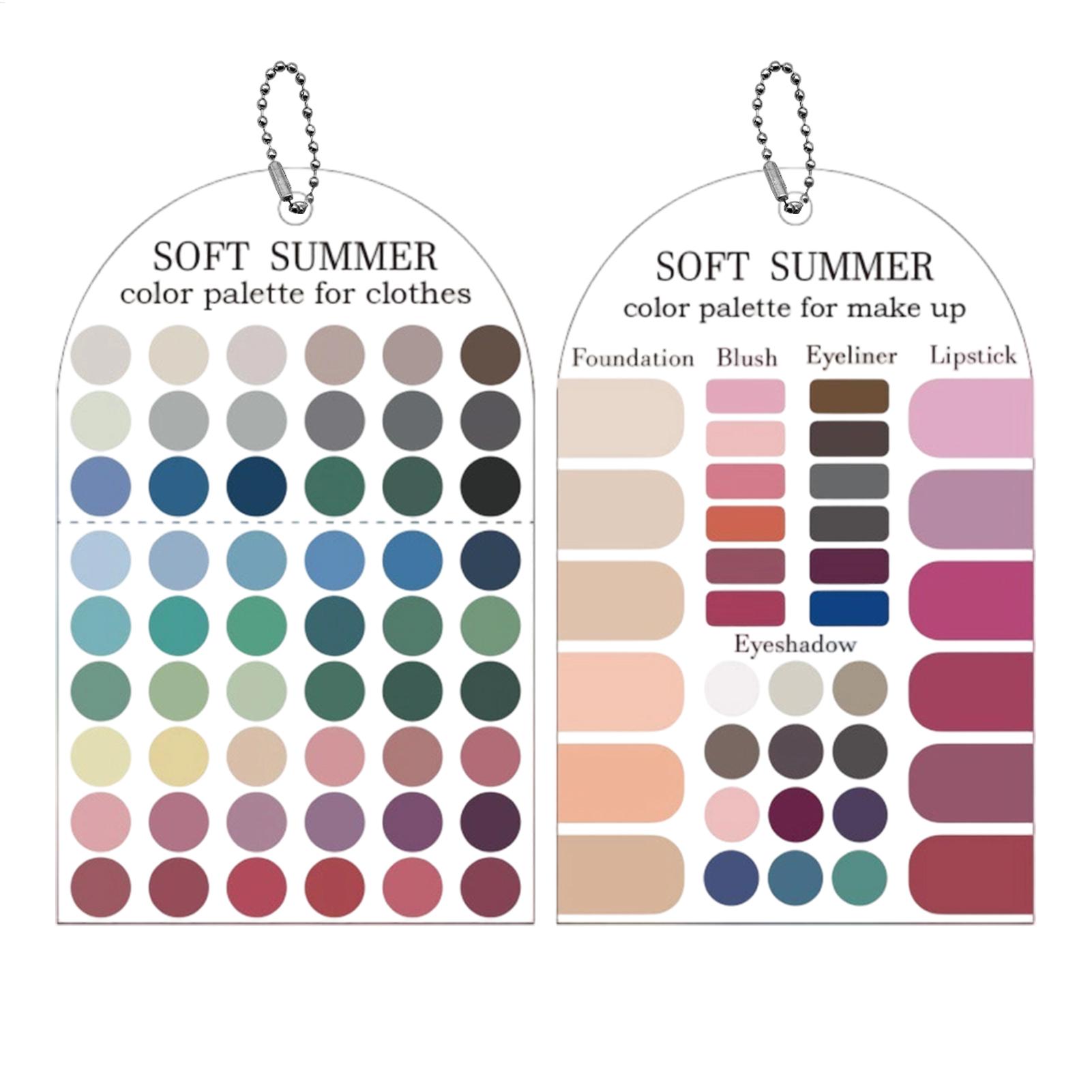 2 Pieces Acrylic Seasonal Pale - Summer Clothing Palette recension och pris