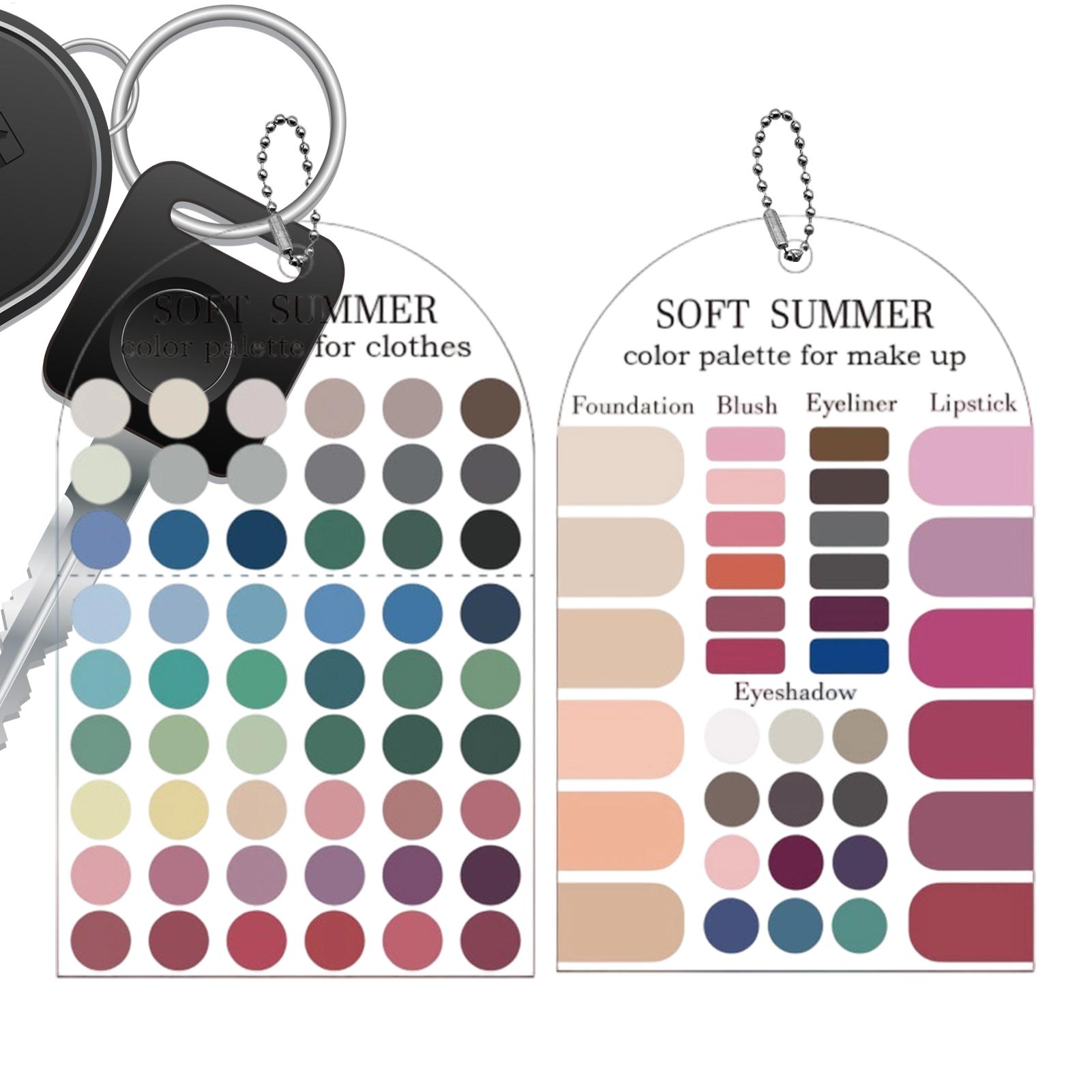 Soft Summer Color Palette Card - Summer Clothing Palette recension och pris