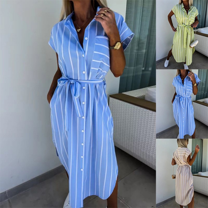 Short Sleeve Striped Shirt Dre - Summer Clothing Looks recension och pris
