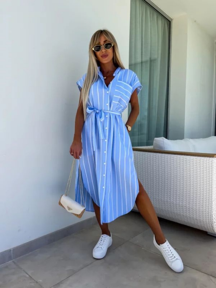 Short Sleeve Striped Shirt Dre - Summer Clothing Looks recension och pris