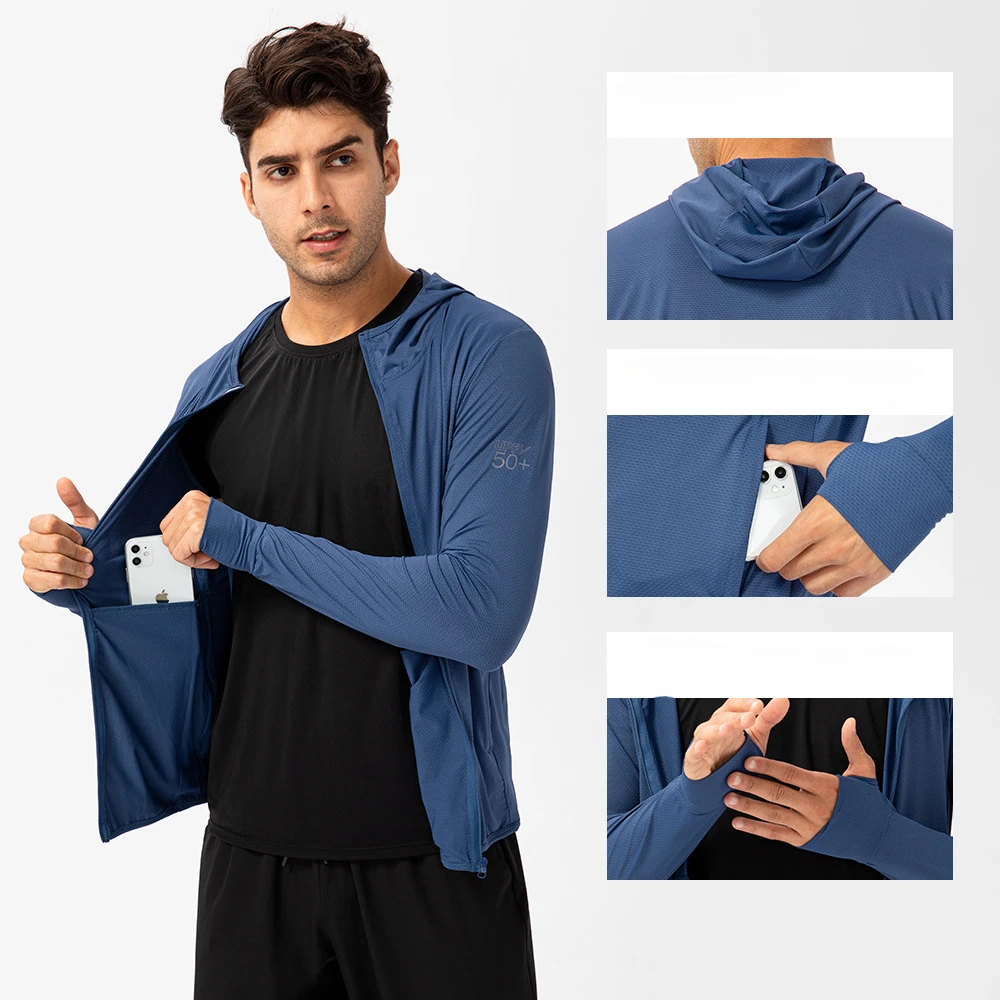 Sunscreen Clothing Men's Summe - Yours Clothing Summer Jackets recension och pris