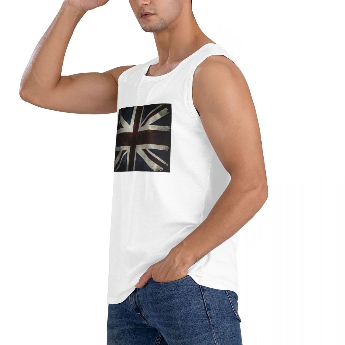 100% Cotton Union Jack Flag Of - Summer Clothing Uk Men recension och pris