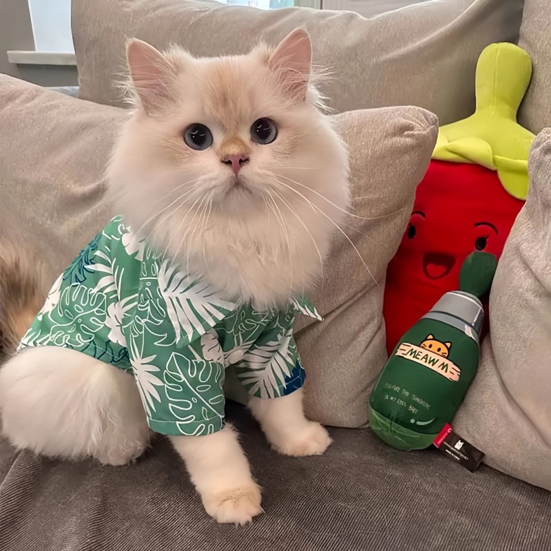 Pet  Beach Shirt Dog Clothes S - Summer Dog Clothing recension och pris