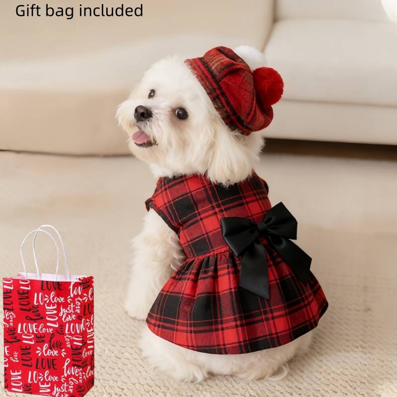 Pet Dog Clothes Plaid Shirt Su - Summer Dog Clothing recension och pris