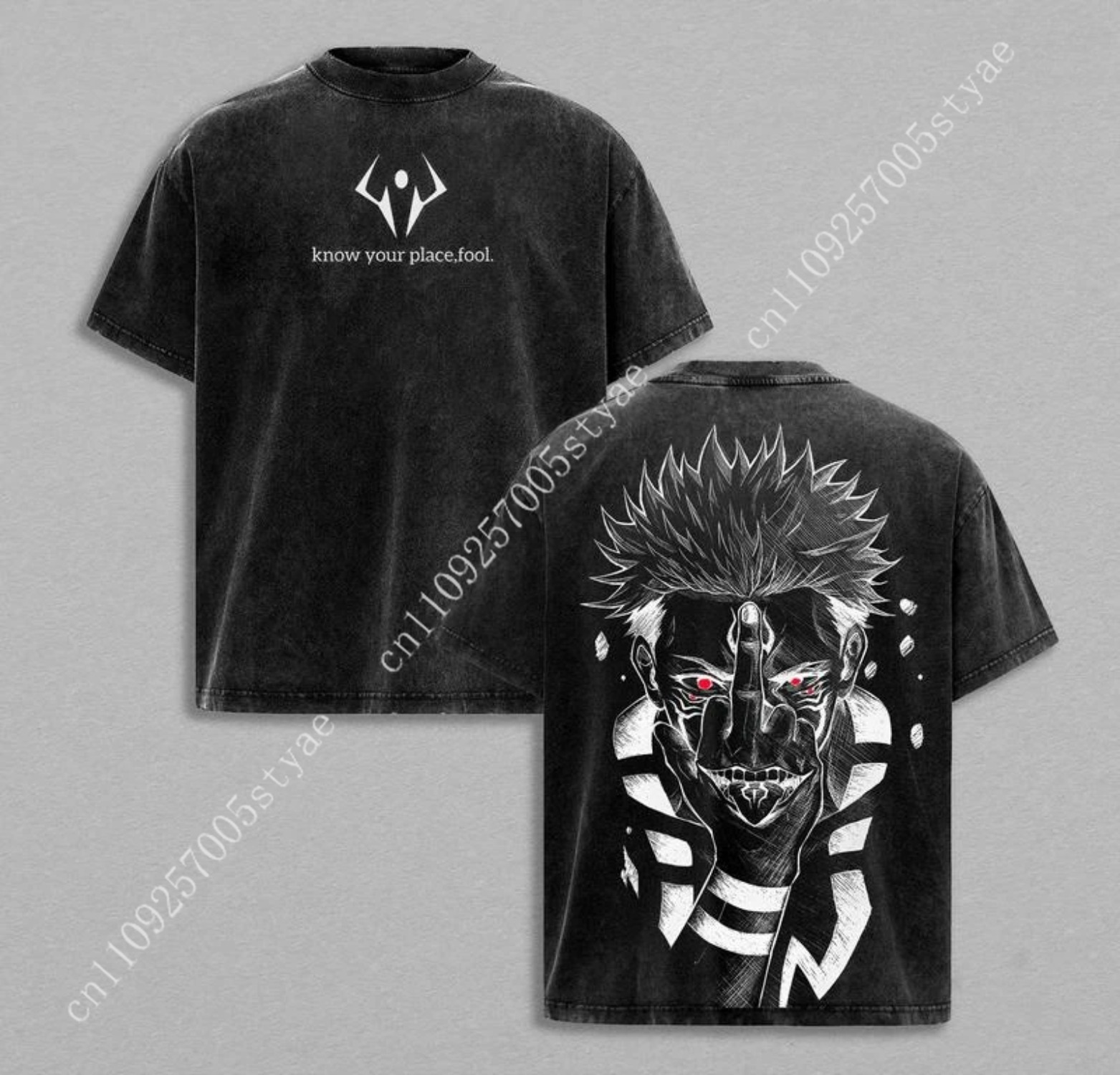 Anime  Ryomen Sukuna Graphic T - Summer Clothing Vintage recension och pris