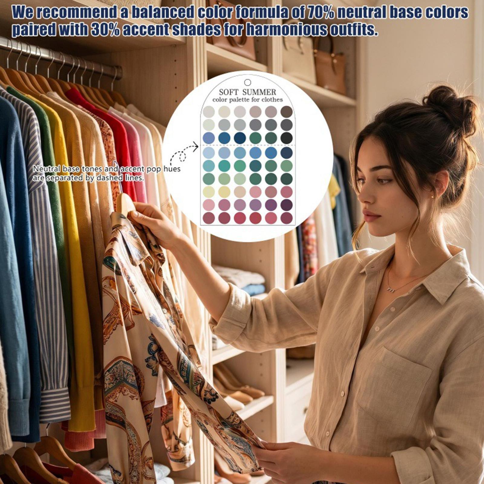 Soft Summer Color Palette Card - Summer Clothing Palette recension och pris