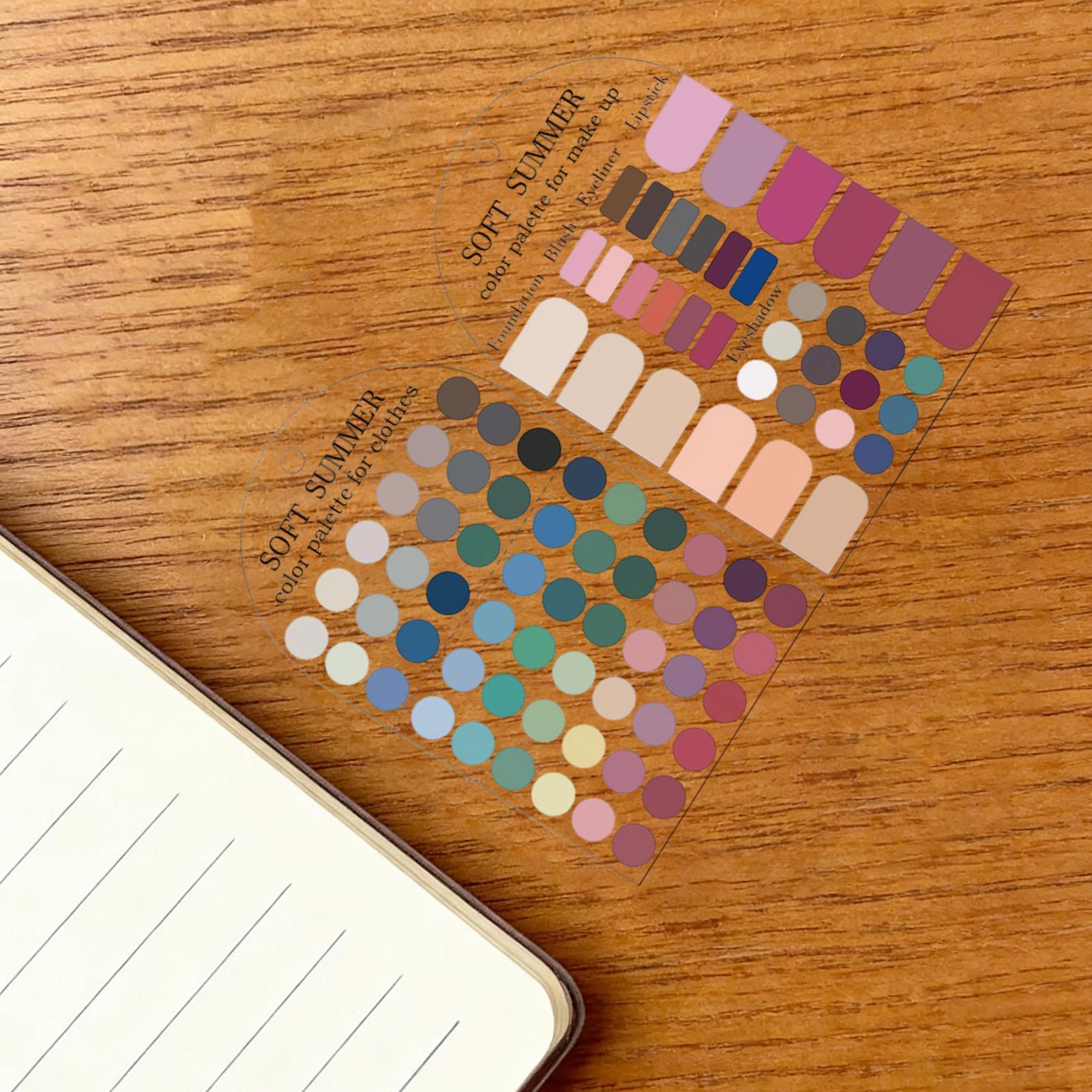 Soft Summer Color Palette Card - Summer Clothing Palette recension och pris