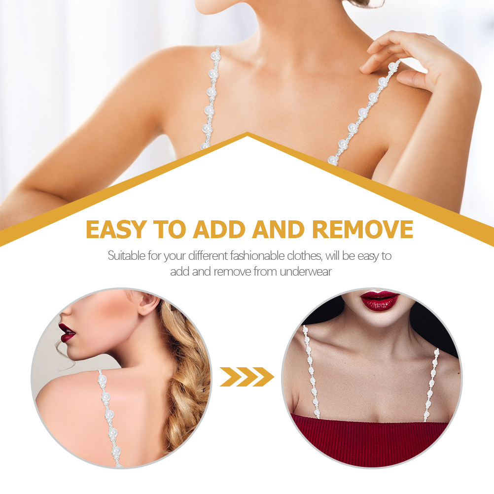 1Pair Pearl Bra Strap Holders  - Summer Clothing Accessories recension och pris
