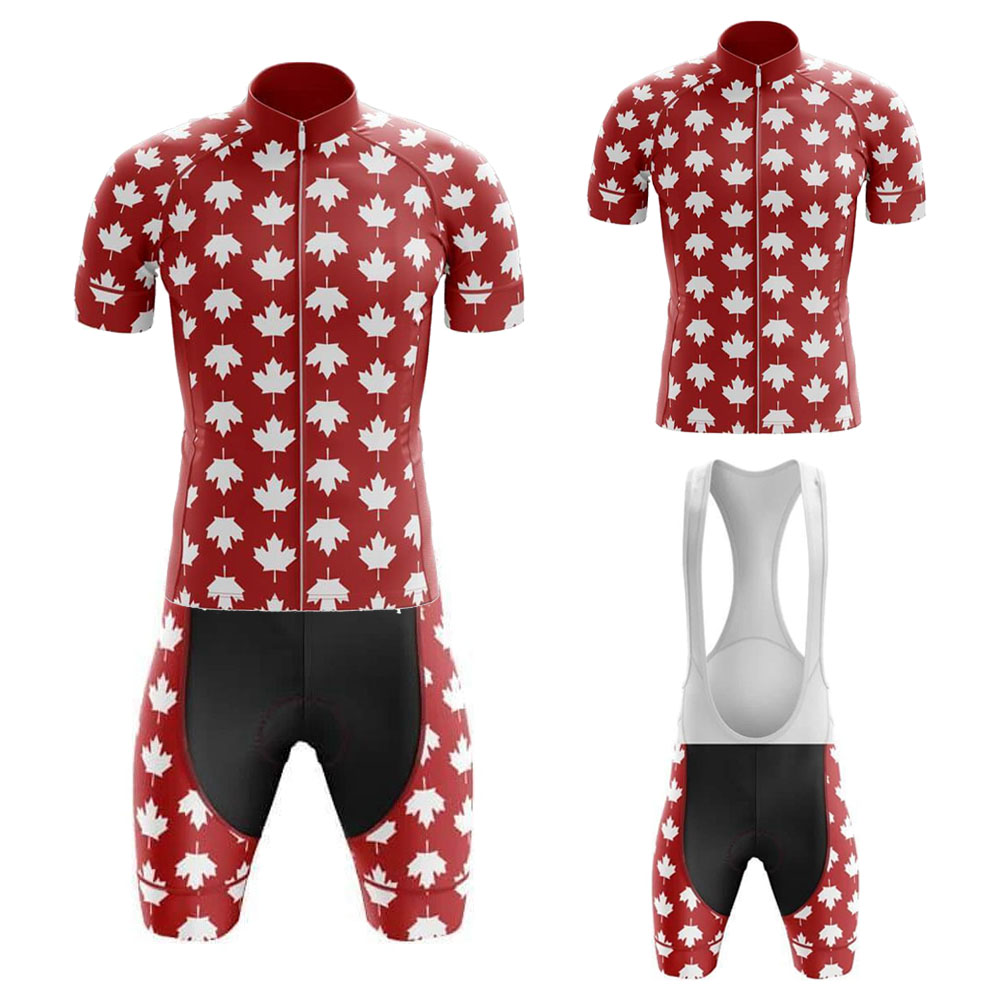 Canada Cycling Jersey Set for  - Summer Clothing Canada recension och pris