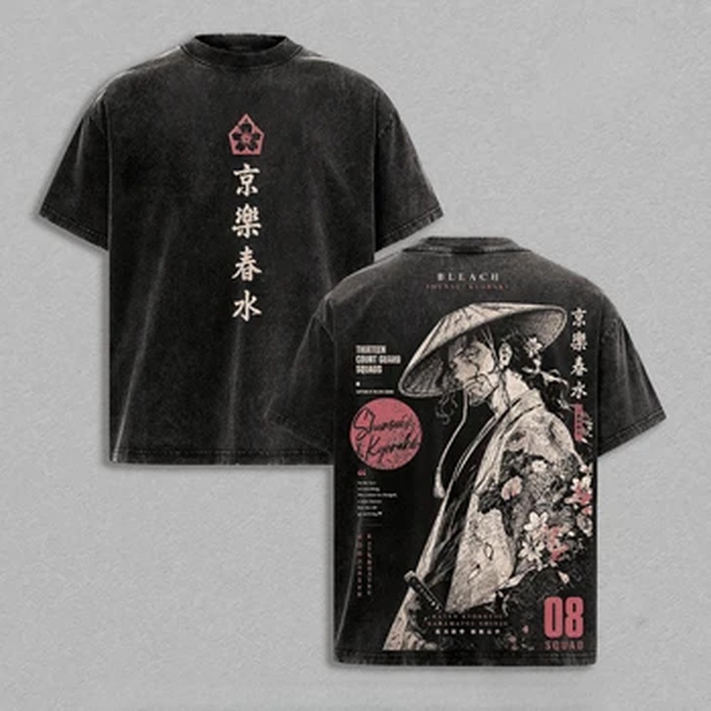 Kyoraku Shunsui Anime BLEACH T - Summer Clothing Vintage recension och pris