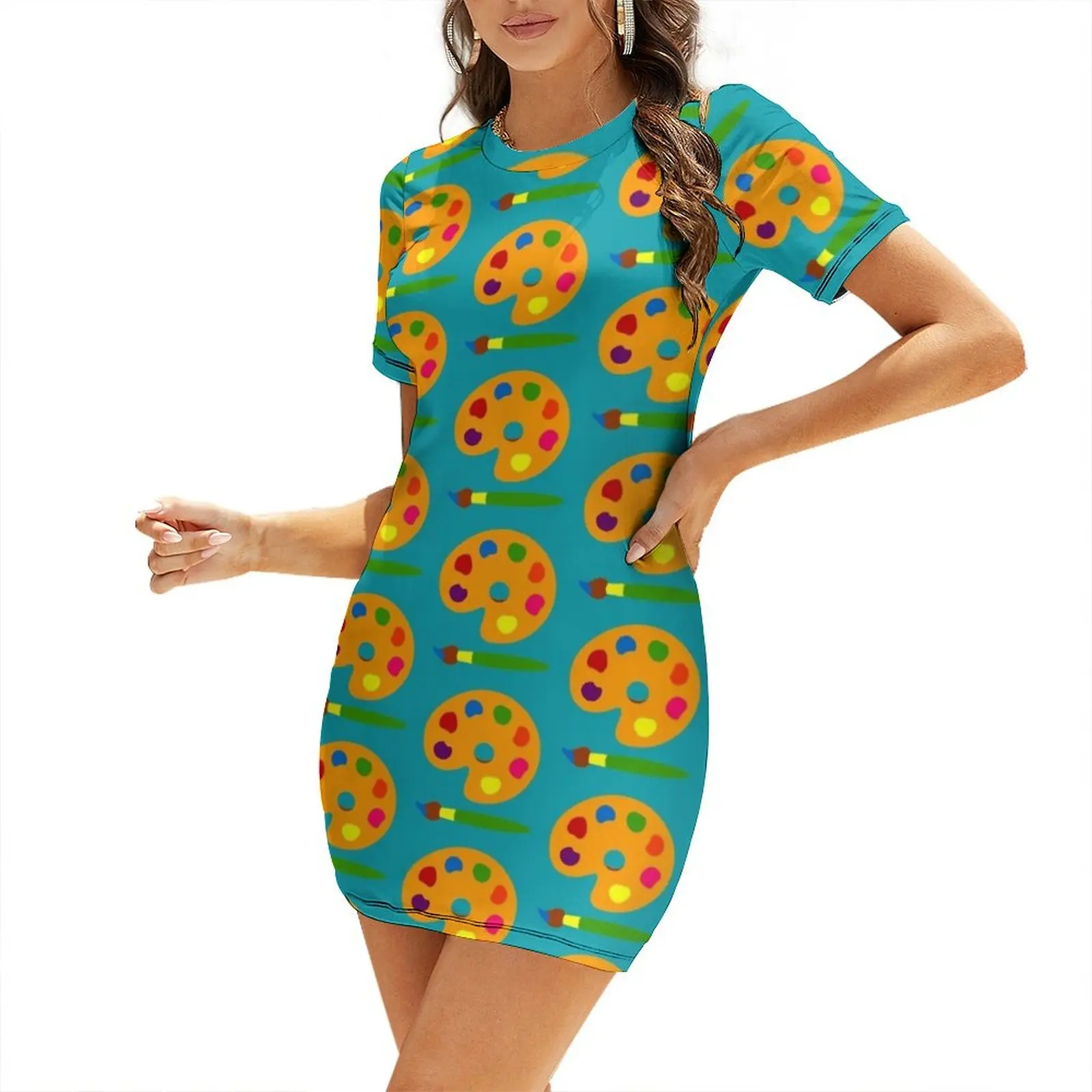 Colorful Paint Palette Short-S - Summer Clothing Palette recension och pris