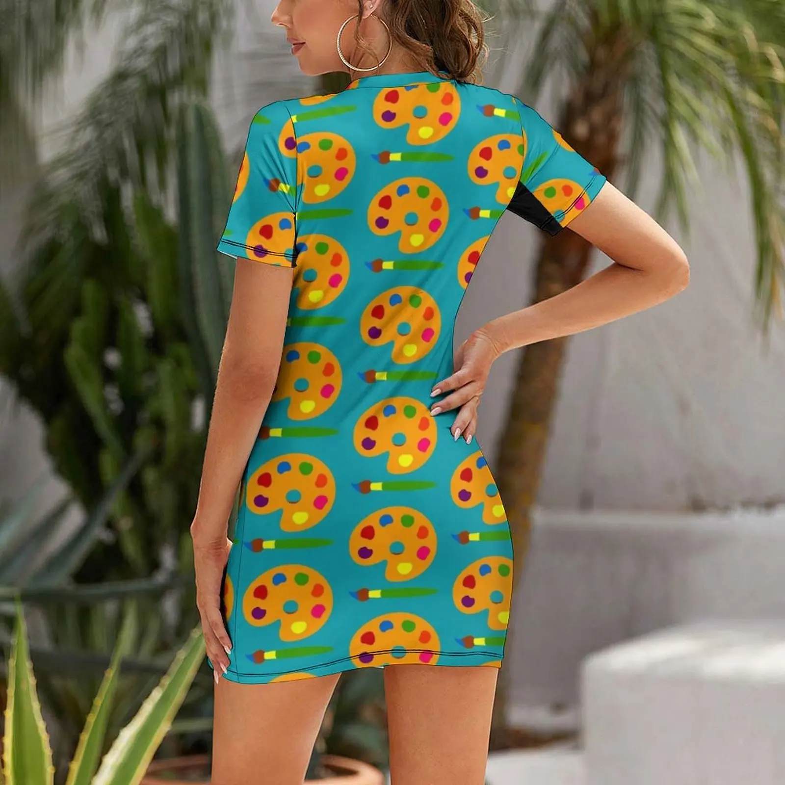 Colorful Paint Palette Short-S - Summer Clothing Palette recension och pris